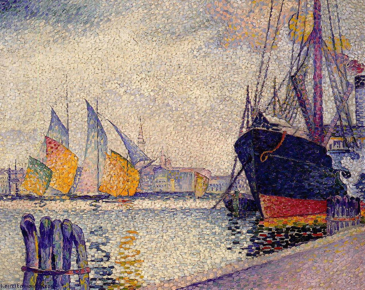 Canal de la Guidecca, Venice - Henri-Edmond Cross