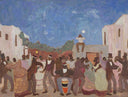 Candombe by Pedro Figari — urban oil painting wall art