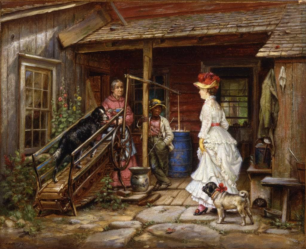 Capitol &amp; Labor by Edward Lamson Henry — hand-painted cultural oil painting reproduction on canvas