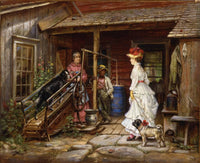 Capitol & Labor by Edward Lamson Henry — hand-painted cultural oil painting reproduction on canvas