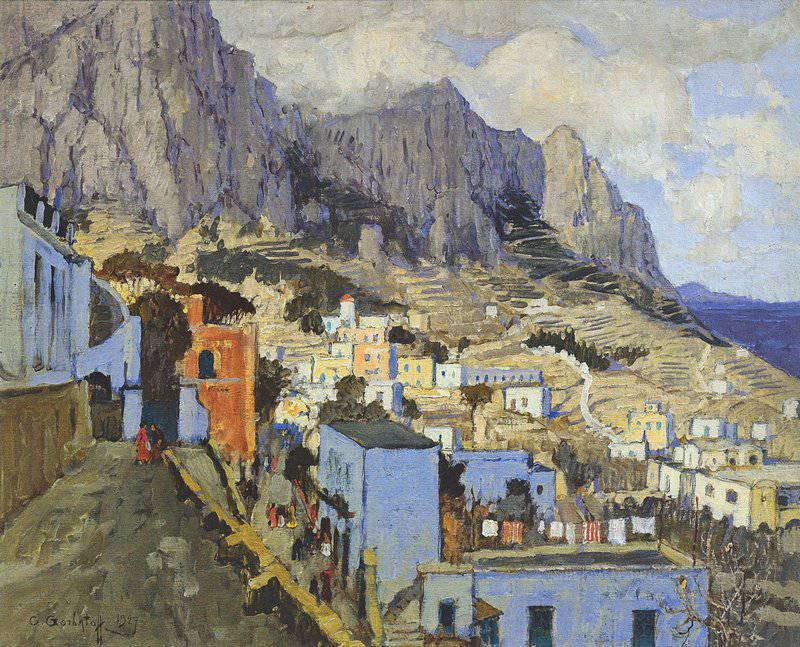 Capri in Winter - Konstantin Gorbatov