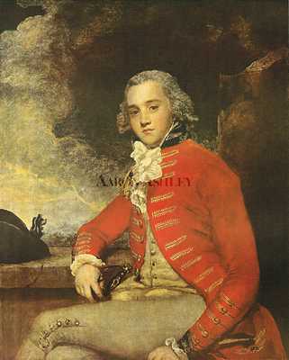 Captain Bligh by Joshua Reynolds — hand-painted portrait oil painting reproduction on canvas
