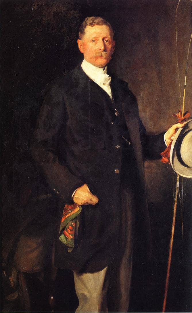 Captain John Spicer by John Singer Sargent — hand-painted portrait oil painting reproduction on canvas