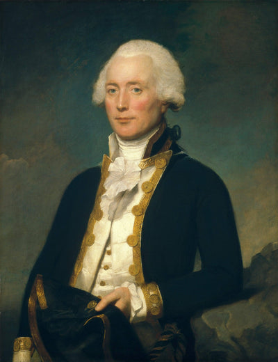 Captain Robert Calder in master bedroom