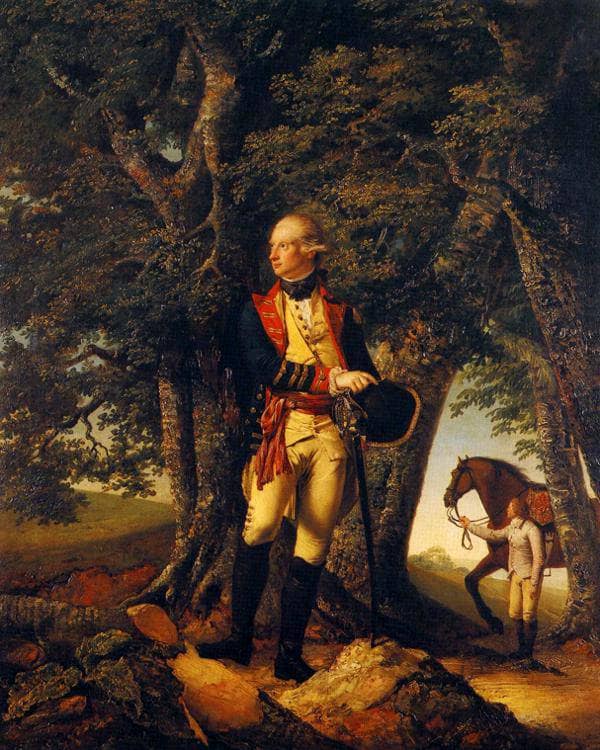 Captain Robert Shore Milnes by Joseph Wright — hand-painted landscape oil painting reproduction on canvas