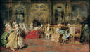 Cardinal reception by Salvador Sánchez Barbudo — group oil painting wall art, Romanticism