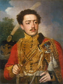 Carenkov Masukov by Vladimir Borovikovsky — hand-painted portrait oil painting reproduction on canvas