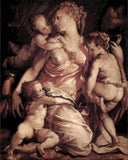 Caritas by Francesco de' Rossi (Francesco Salviati), "Cecchino" — hand-painted cultural oil painting reproduction on canvas