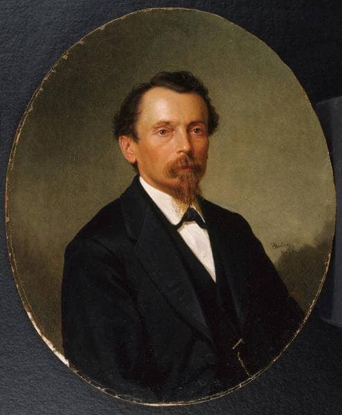 Carl Heinrich Spitzner by Henry Mosler — hand-painted portrait oil painting reproduction on canvas