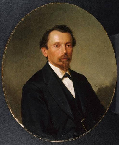 Carl Heinrich Spitzner in hallway