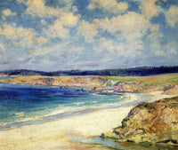 Carmel Beach by Guy Rose — hand-painted landscape oil painting reproduction on canvas