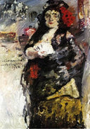 Carmencita (Wife of the Artist) by Lovis Corinth — hand-painted portrait oil painting reproduction on canvas