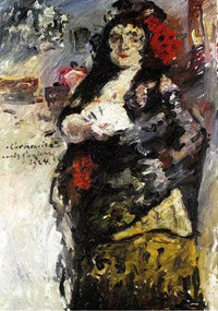 Carmencita (Wife of the Artist) by Lovis Corinth — hand-painted portrait oil painting reproduction on canvas