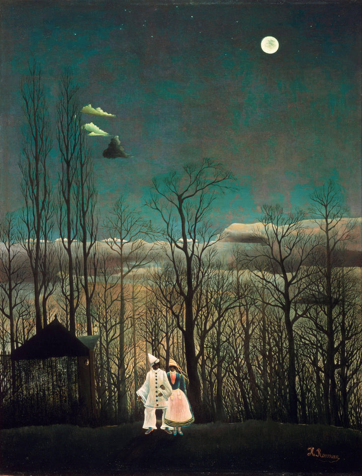 Carnival Evening by Henri Rousseau — hand-painted botanical oil painting reproduction on canvas