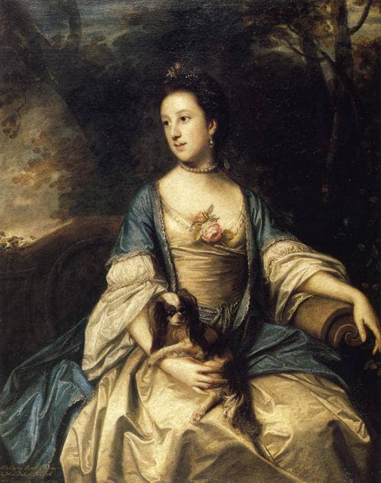 Caroline, Duchess of Marlborough by Joshua Reynolds — hand-painted portrait oil painting reproduction on canvas