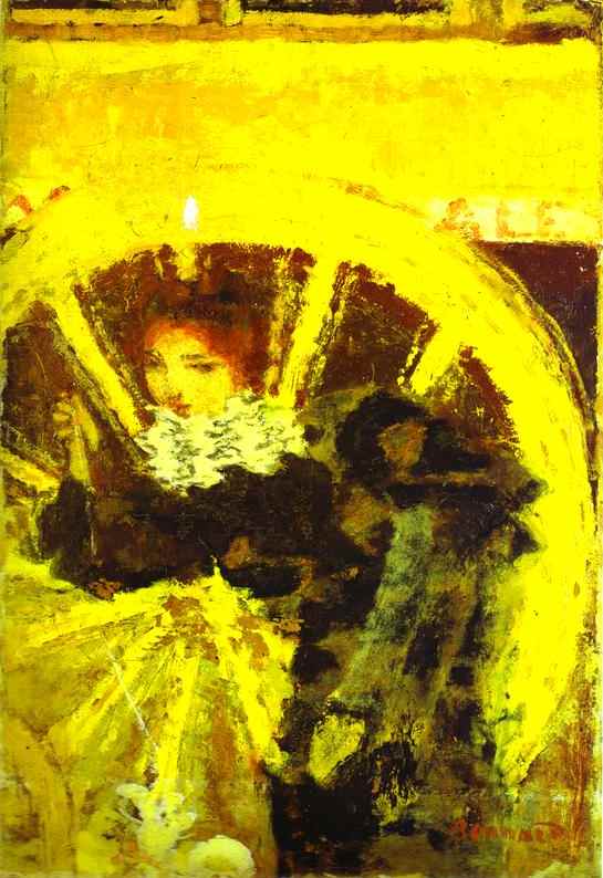 Carriage Horse by Pierre Bonnard — hand-painted abstract oil painting reproduction on canvas