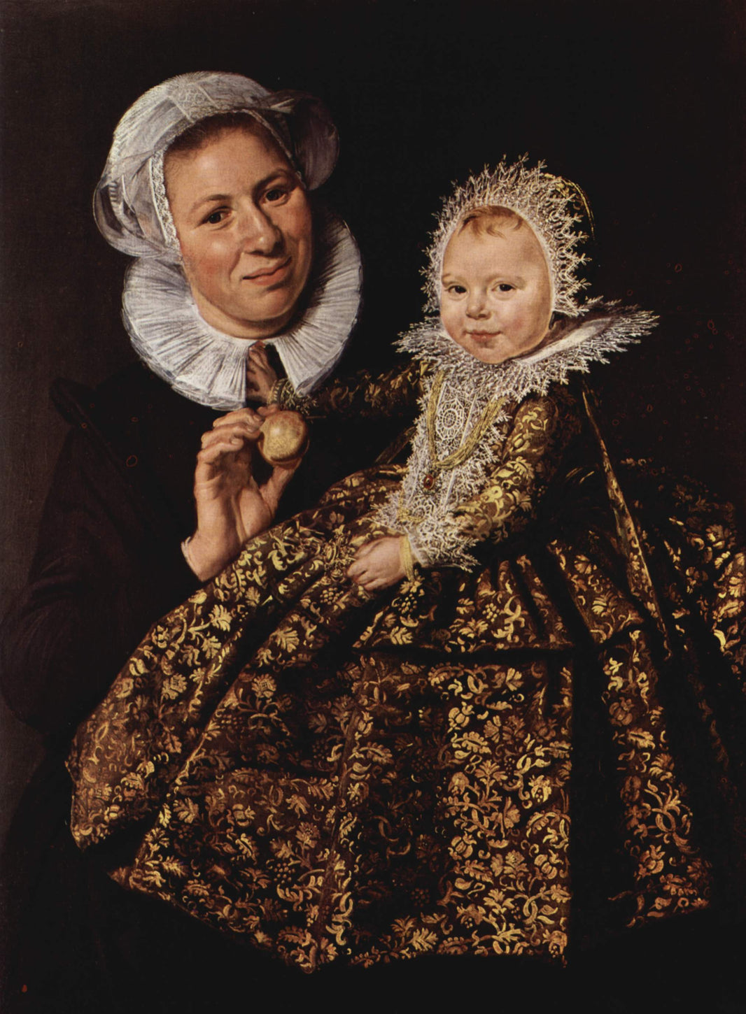 Catharina Hooft with her Nurse by Frans Hals, hand-painted cultural oil painting reproduction on canvas