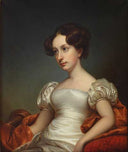 Catharine Peabody Gardner by Rembrandt Peale — hand-painted portrait oil painting reproduction on canvas