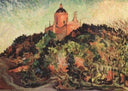 Cathedral of St. George by Oleksa Novakivskyi — urban oil painting wall art, Post Impressionism