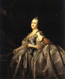 Catherine II by Dmitry Levitzky — male oil painting wall art, Rococo