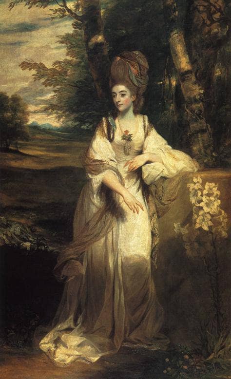 Catherine, Lady Bampfylde by Joshua Reynolds — hand-painted cultural oil painting reproduction on canvas