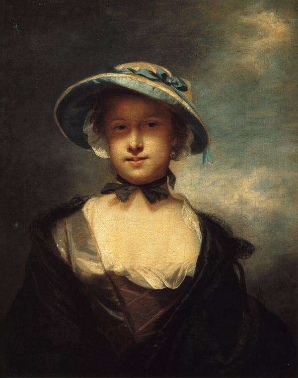 Catherine, Lady Chambers by Joshua Reynolds — hand-painted portrait oil painting reproduction on canvas