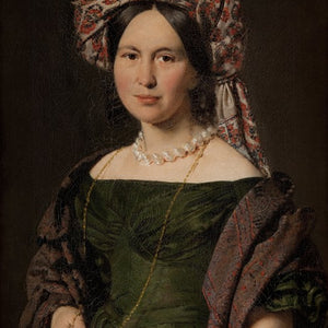 Cathrine Jensen, née Lorenzen, the Artist's Wife, Wearing a Turban