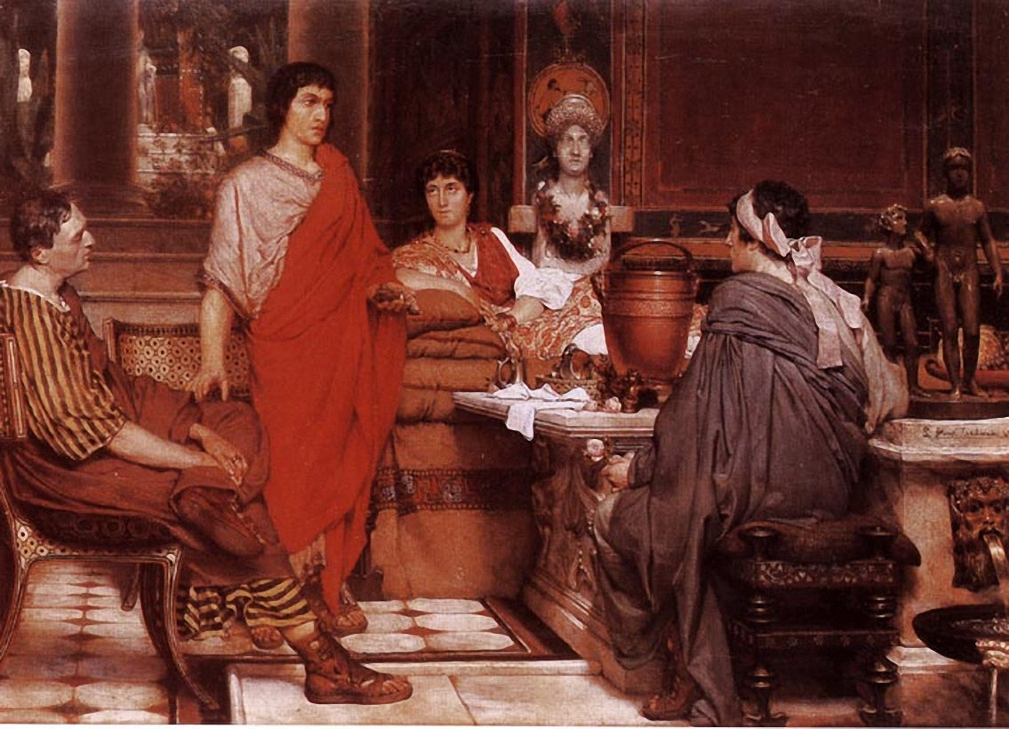 Catullus at Lesbia's house - Sir Lawrence Alma-Tadema