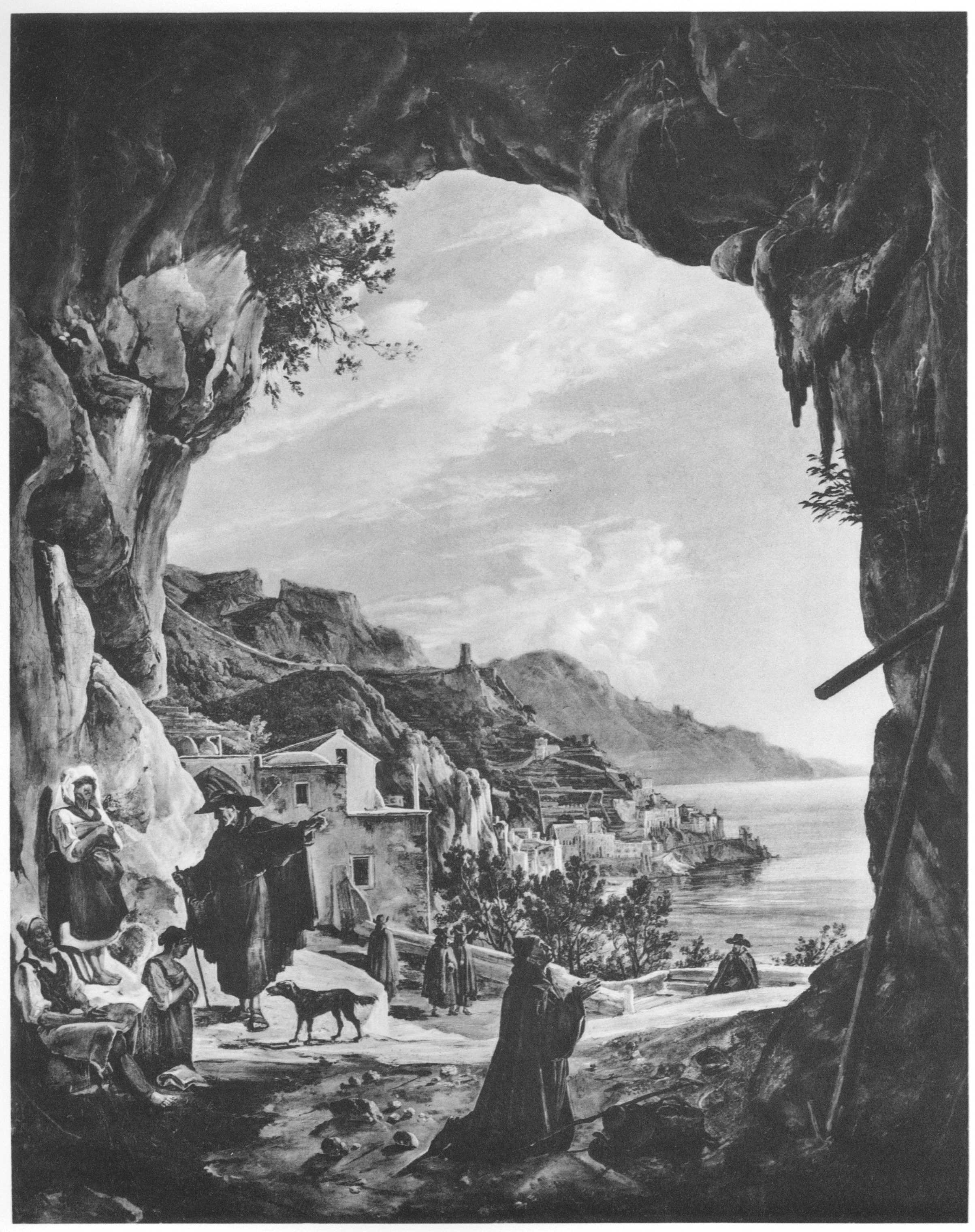 Caves of Amalfi - Franz Ludwig Catel