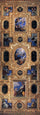 Ceiling paintings in entryway