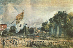 Celebration of the General Peace of 1814 in East Bergholt - John Constable