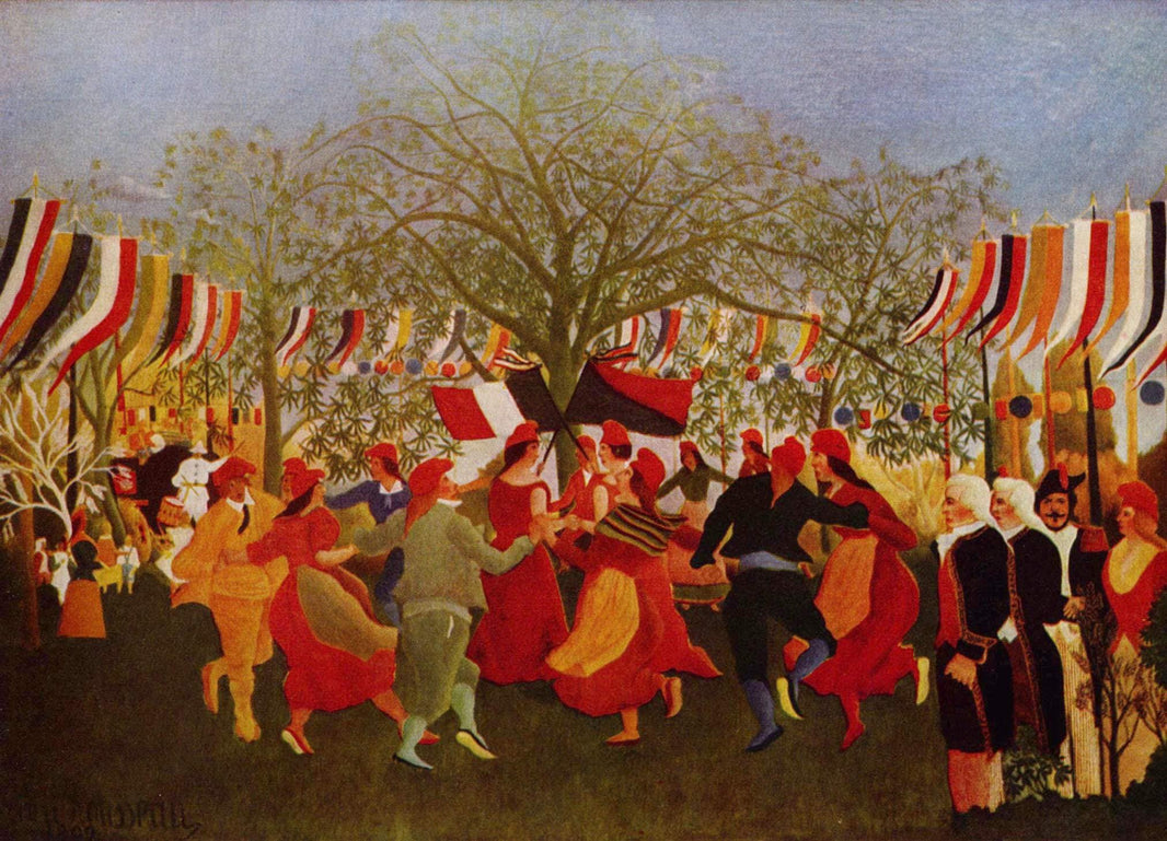 Centennial of Independence by Henri Rousseau — hand-painted cultural oil painting reproduction on canvas