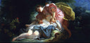 Cephalus and Procris by Jean-Honore Fragonard, female oil painting wall art, Rococo
