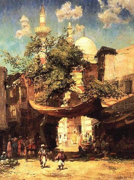 An Arab Market - Cesare Biseo