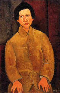 Chaim Soutine by Amedeo Modigliani — hand-painted portrait oil painting reproduction on canvas
