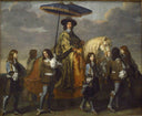 Chancellor SeÌguier and His Entourage by Charles Le Brun — group oil painting wall art, Baroque