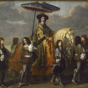 Chancellor SeÌguier and His Entourage by Charles Le Brun — Oil Painting Reproduction