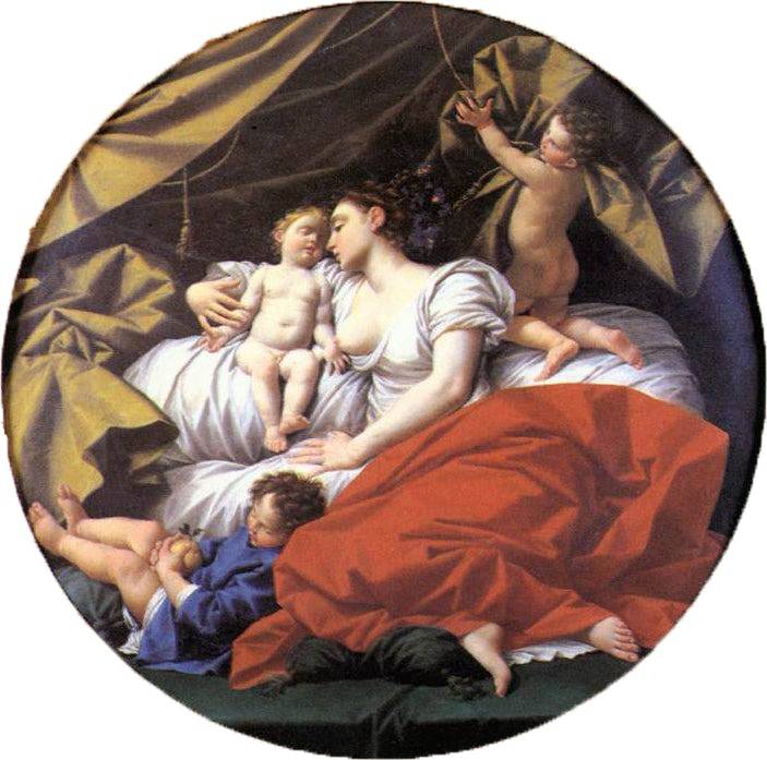 Charity by Donato Creti — hand-painted cultural oil painting reproduction on canvas