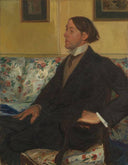 Charles Conder by Jacques-Émile Blanche — male oil painting wall art, Impressionism