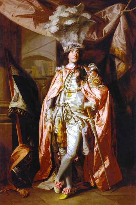 Charles Coote, 1st Earl of Bellamont by Joshua Reynolds — hand-painted portrait oil painting reproduction on canvas