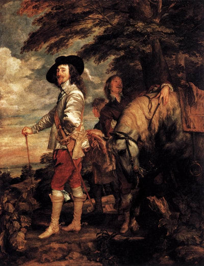 Charles I, King of England at the Hunt in bedroom