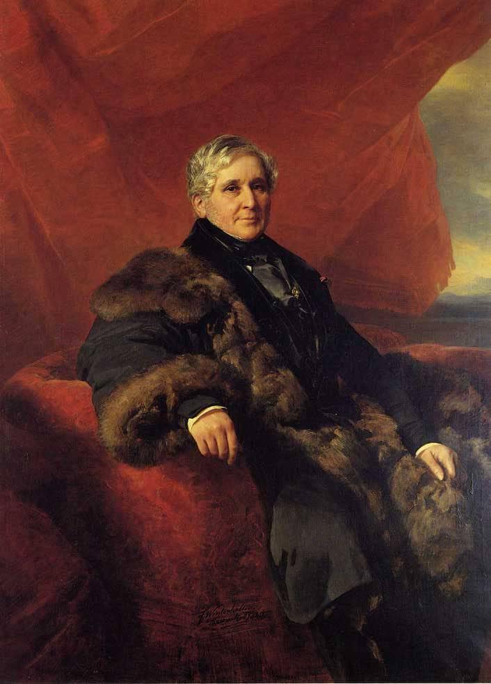 Charles Jerome, Comte Pozzo di Borgo by Franz Xaver Winterhalter — hand-painted portrait oil painting reproduction on canvas