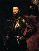 Charles V in Armour by Peter Paul Rubens — male oil painting wall art, Baroque