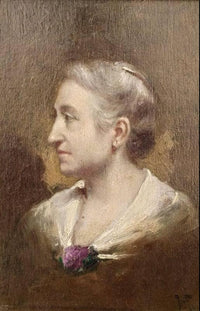 Portrait of a lady in profile