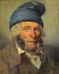 Portrait of man in blue cap