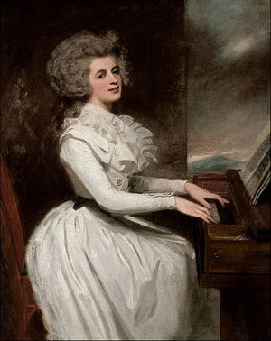 Charlotte, Mrs Thomas Raikes - George Romney