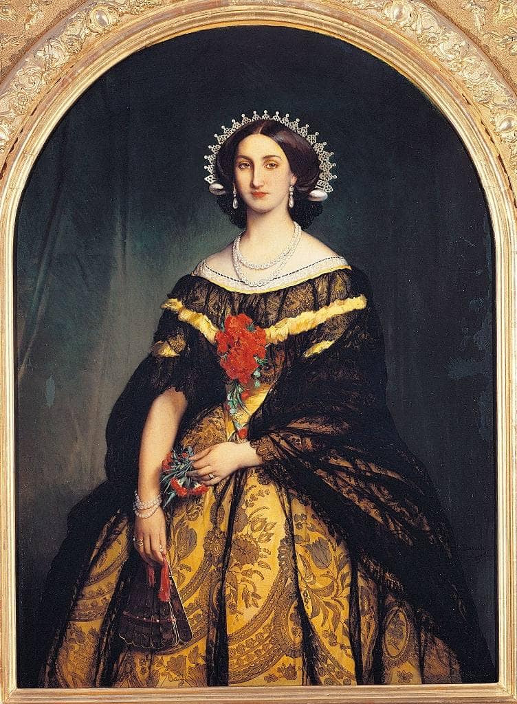 Portrait of Archduchess Carlotta in Brianza costume