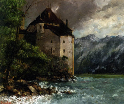 Chateau de Chillon in master bedroom