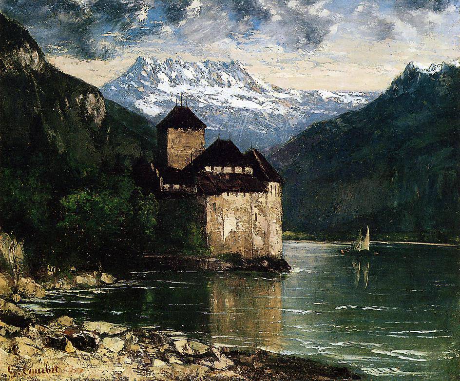 Chateau du Chillon - Gustave Courbet