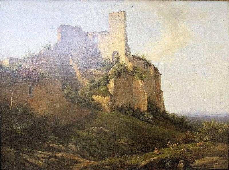 Chemnitz by Carl Julius von Leypold — hand-painted architectural oil painting reproduction on canvas